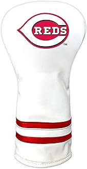 MLB White Vintage Driver Golf Club Headcover, Form Fitting Design, Retro Design & Superb Quality