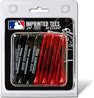 MLB Mens Pack of 50 Golf Tees