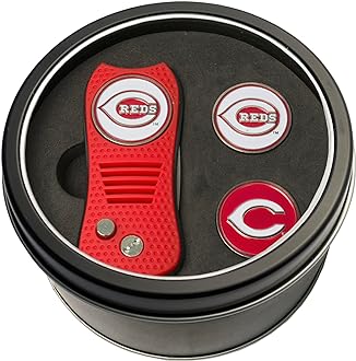 MLB Adult-Unisex Tin Gift Set with Switchfix Divot Tool and 2 Ball Markers